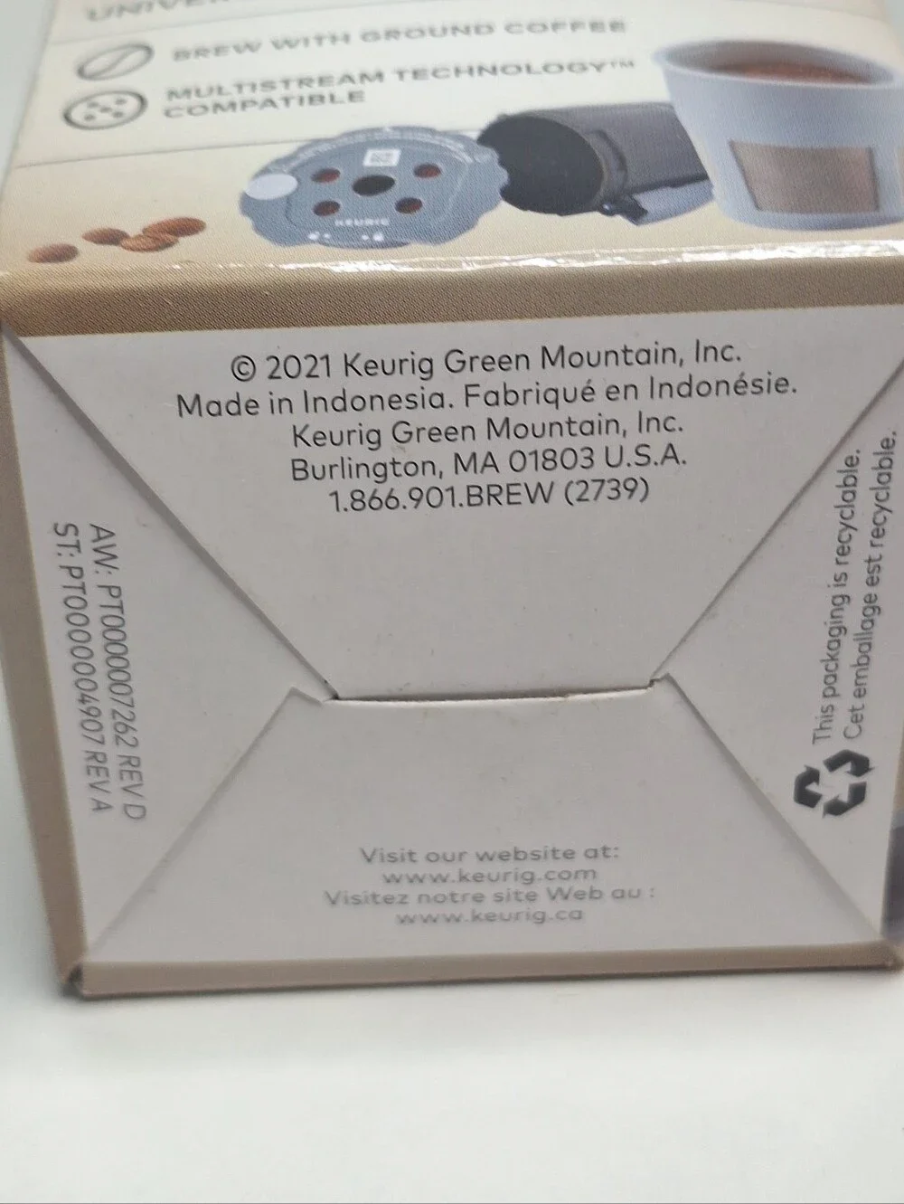 Keurig My K-Cup Universal Reusable Filter MultiStream Technology New Opened